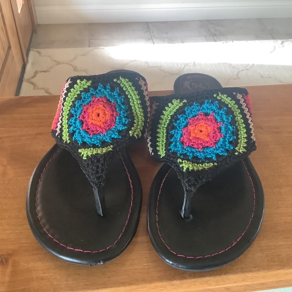 The Sak Crochet Flip Flops